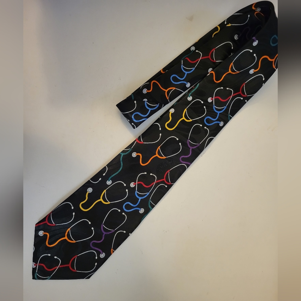 Mens Stehescope Hand Made Tie